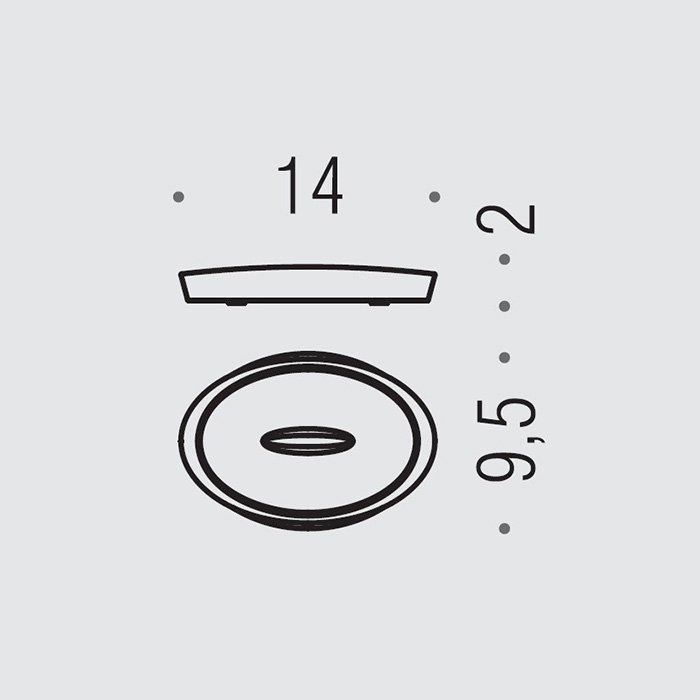 Colombo Plus Мыльница настольная, цвет: цвет: чёрный матовый - Gidratop.ru изображение