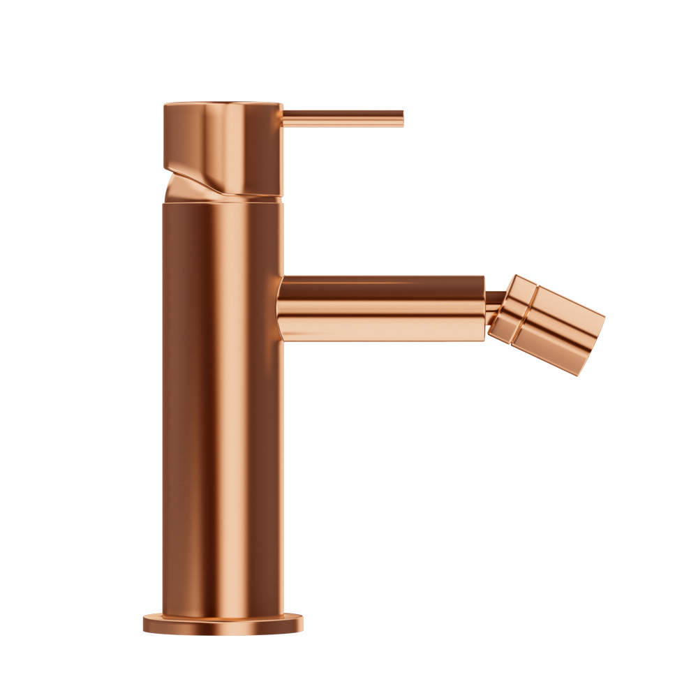 LEAF-BSM-L-SS Смеситель для биде однорычажный, без донного клапана, исполнение Sunset - Gidratop.ru изображение