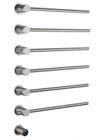 Полотенцесушитель электрический встраиваемый WONZON & WOGHAND BADEN, Брашированный никель (WW-AL366-BR) - Gidratop.ru изображение