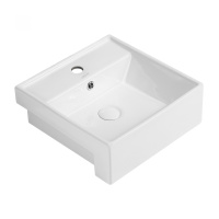 Раковина накладная ABBER Rechteck AC2208 белая - Gidratop.ru изображение