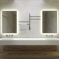 Полотенцесушитель электрический Vincea VTD-1S1CGE 43x60, графит, таймер