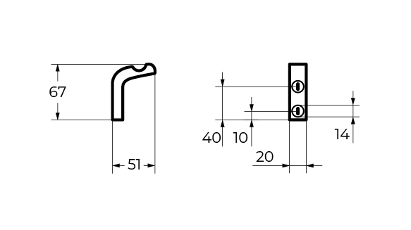 ULTIMA CZR-F-8933 Крючок - Gidratop.ru изображение