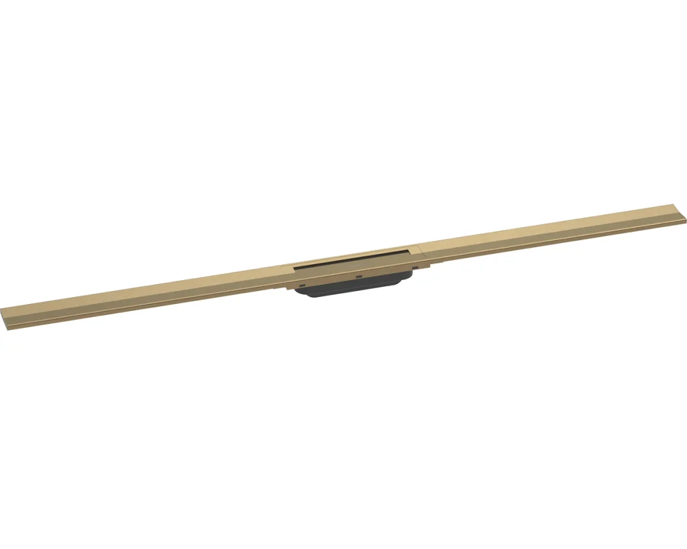 Решетка для дренажного канала Hansgrohe RainDrain Flex, 120 см, шлифованная бронза, 56047140 - Gidratop.ru изображение