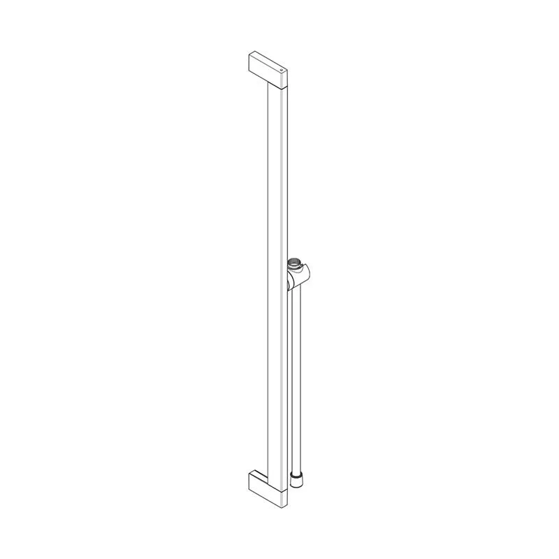 Душевой гарнитур Hansgrohe Pulsify 24403700 E Unica, штанга 90 см, белый матовый - Gidratop.ru изображение