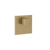 Gessi Rettangolo встраиваемый термостат для душа, с 1 выходом, (внешние части), цвет Copper PVD