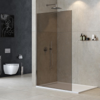 душевая перегородка универсальная LIBERTA-L-1-TB-120-BR-Cr