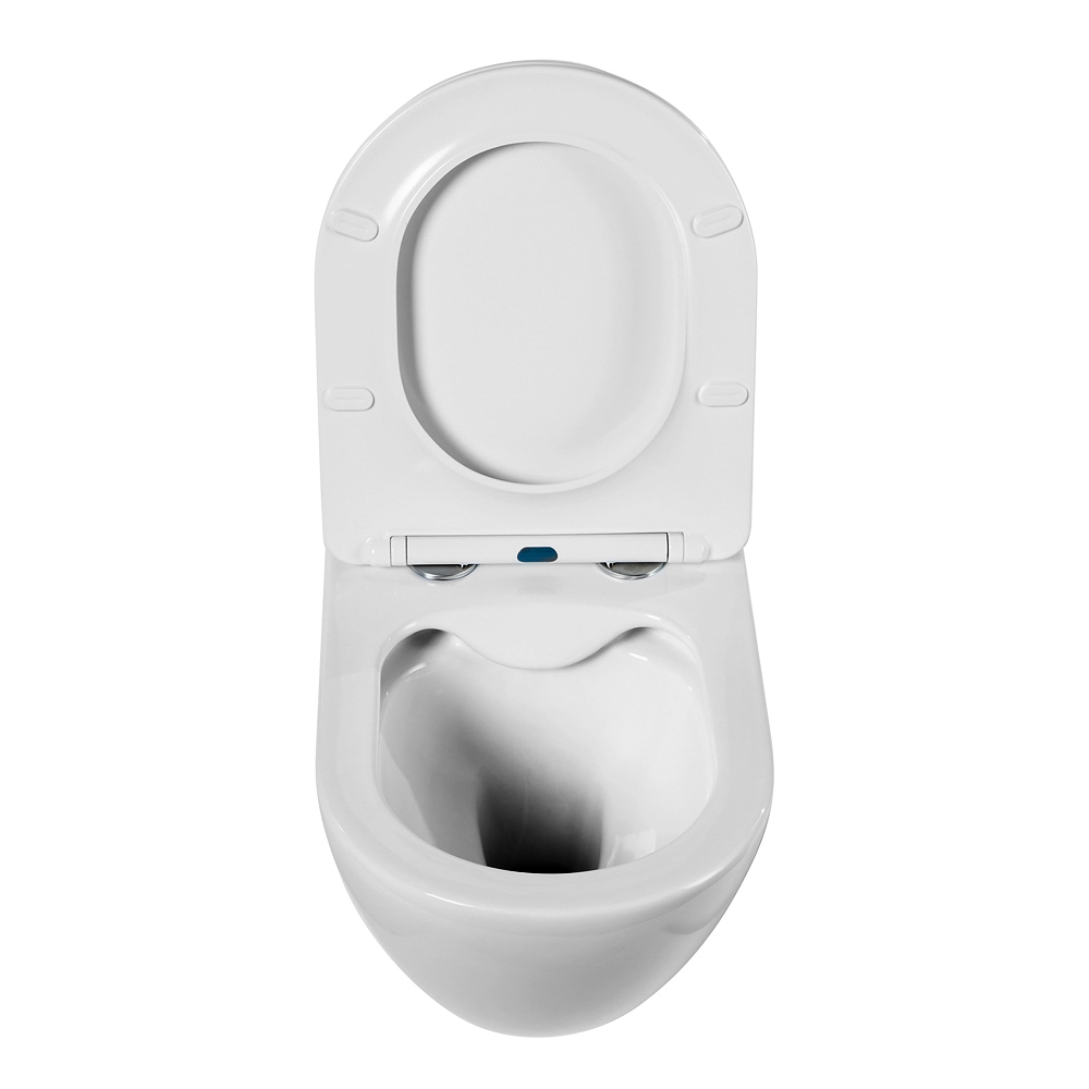 Унитаз подвесной безободковый BelBagno AMANDA BB051CHR/BB051SC - Gidratop.ru изображение