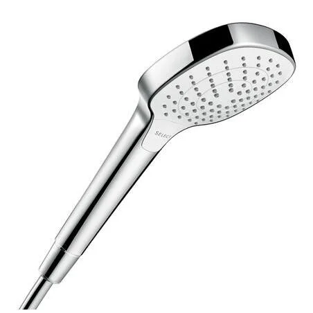 Ручной душ Hansgrohe Croma Select E Vario EcoSmart 26813400, белый/хром - Gidratop.ru изображение