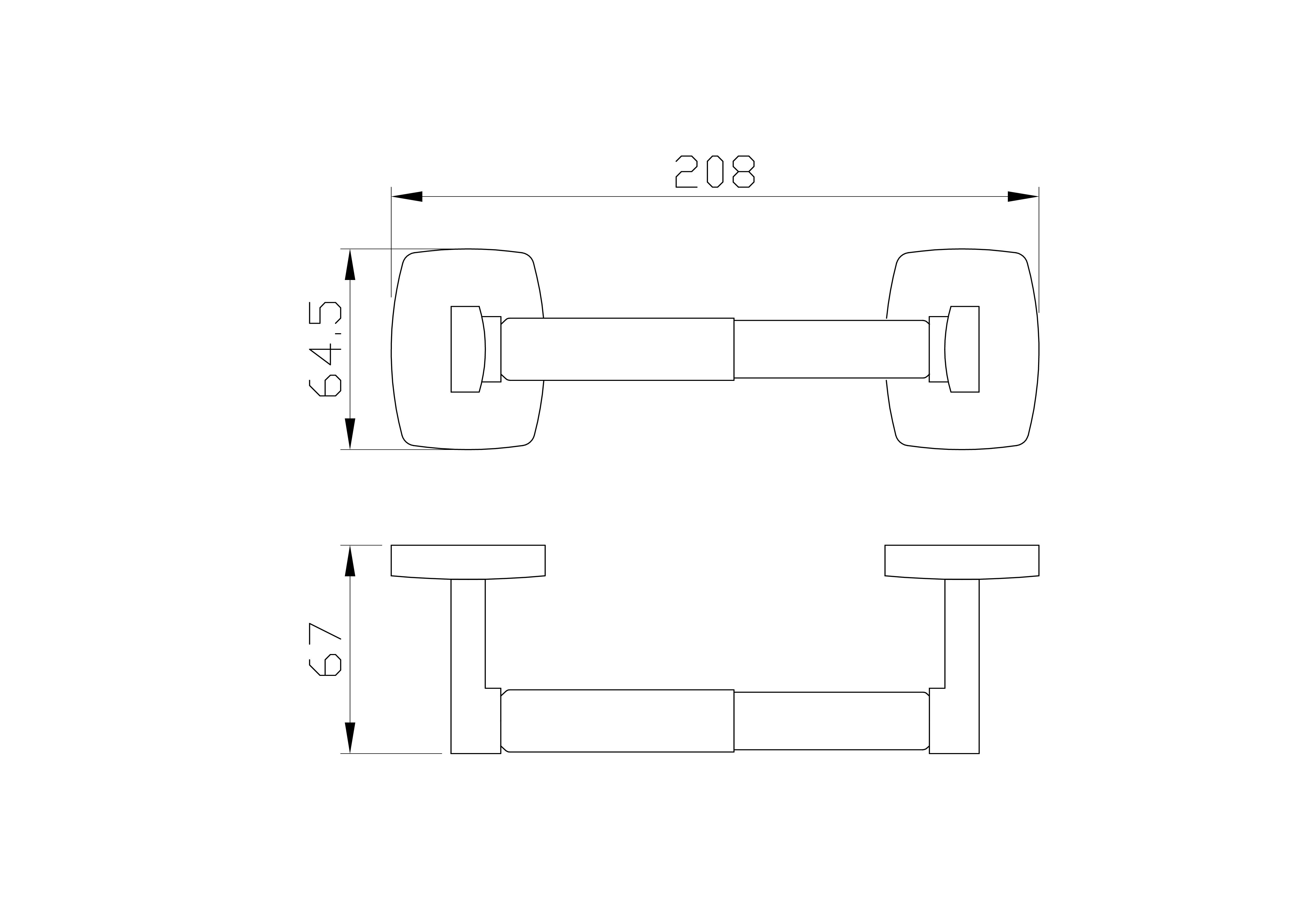 Держатель для туалетной бумаги без крышки WONZON & WOGHAND PORTO, Хром (WW-1611) - Gidratop.ru изображение