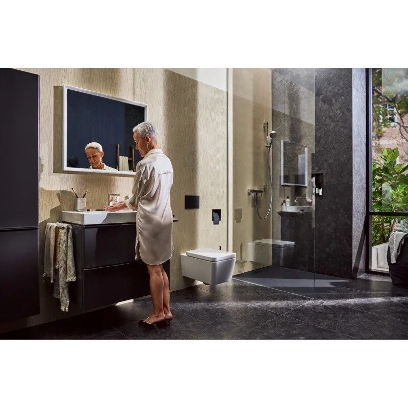 Смеситель для раковины Hansgrohe Tecturis E 73023000, с донным клапаном, цвет хром глянец - Gidratop.ru изображение