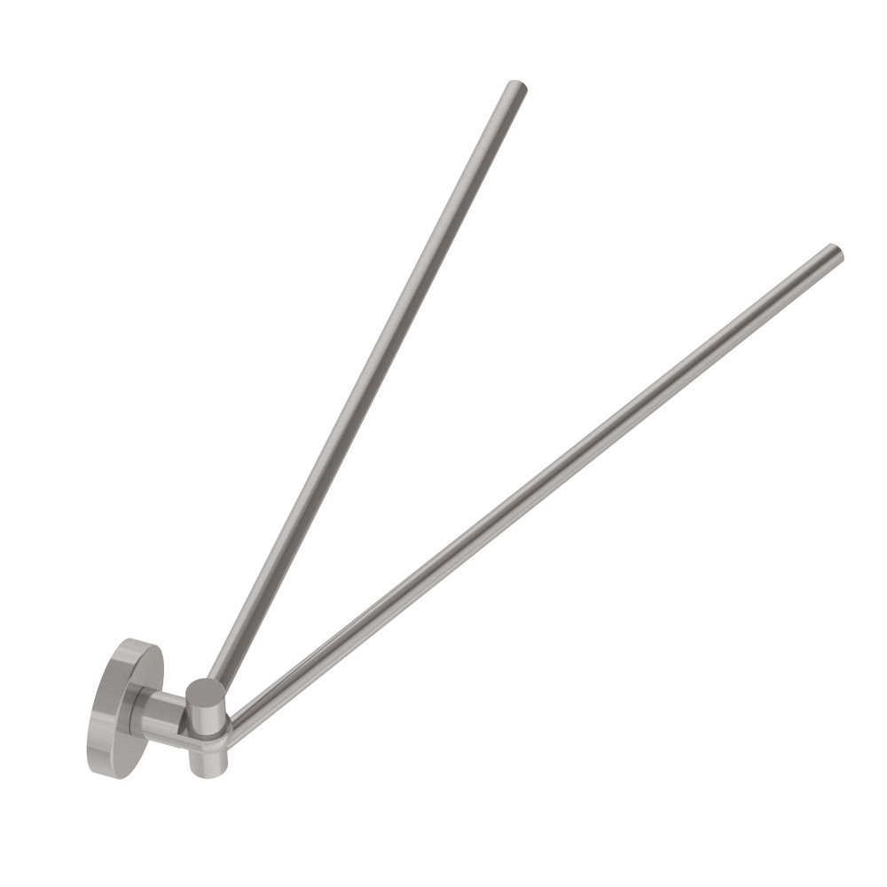 RELAX-THD-S-IN Полотенцедержатель двойной поворотный, исполнение сатин - Gidratop.ru изображение