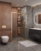 Душевая дверь CEZARES MOLVENO-BF-3-120-C-BORO-IV - Gidratop.ru изображение