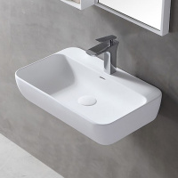 Раковина подвесная ABBER Stein AS2654 белая матовая - Gidratop.ru изображение