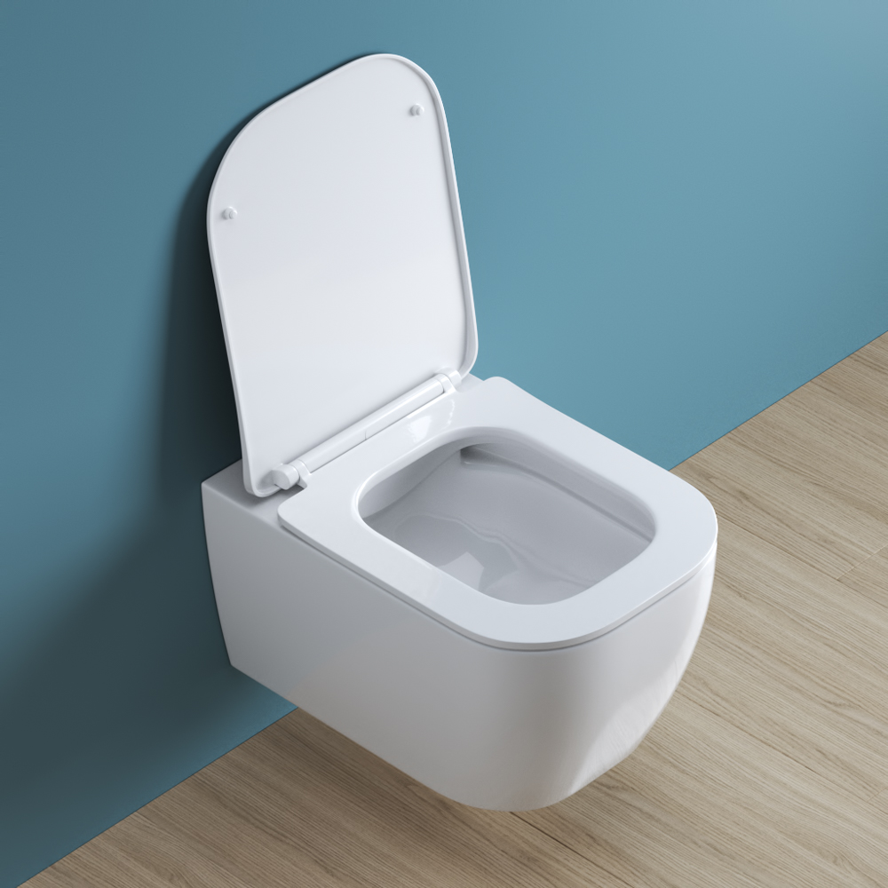 Унитаз подвесной безободковый BelBagno GENOVA BB1102CH/BB1102SC - Gidratop.ru изображение