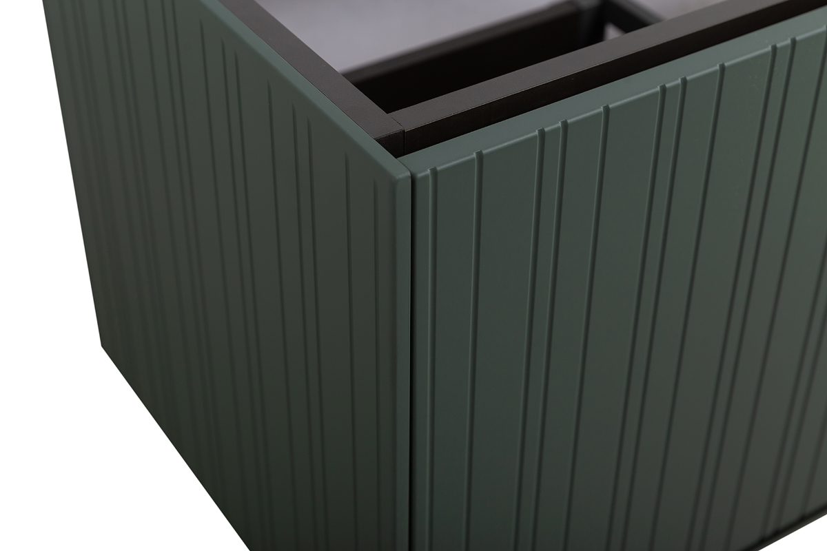 PORTOFINO Тумба подвесная под раковину с двумя выдвижными ящиками 55936 Verde opaco, 100x46x43 - Gidratop.ru изображение