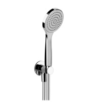 Gessi Emporio shower душевой комплект, состоящий из вывода воды, держателя, шланга 1,50 м и лейки, цвет: Chrome - Gidratop.ru изображение