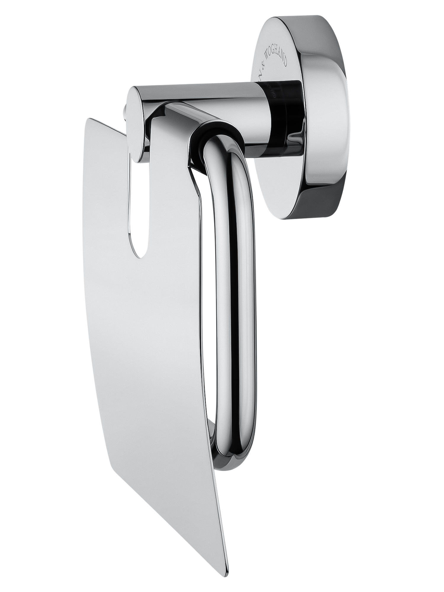 Держатель для туалетной бумаги с крышкой WONZON & WOGHAND EASY, Хром (WW-8126) - Gidratop.ru изображение