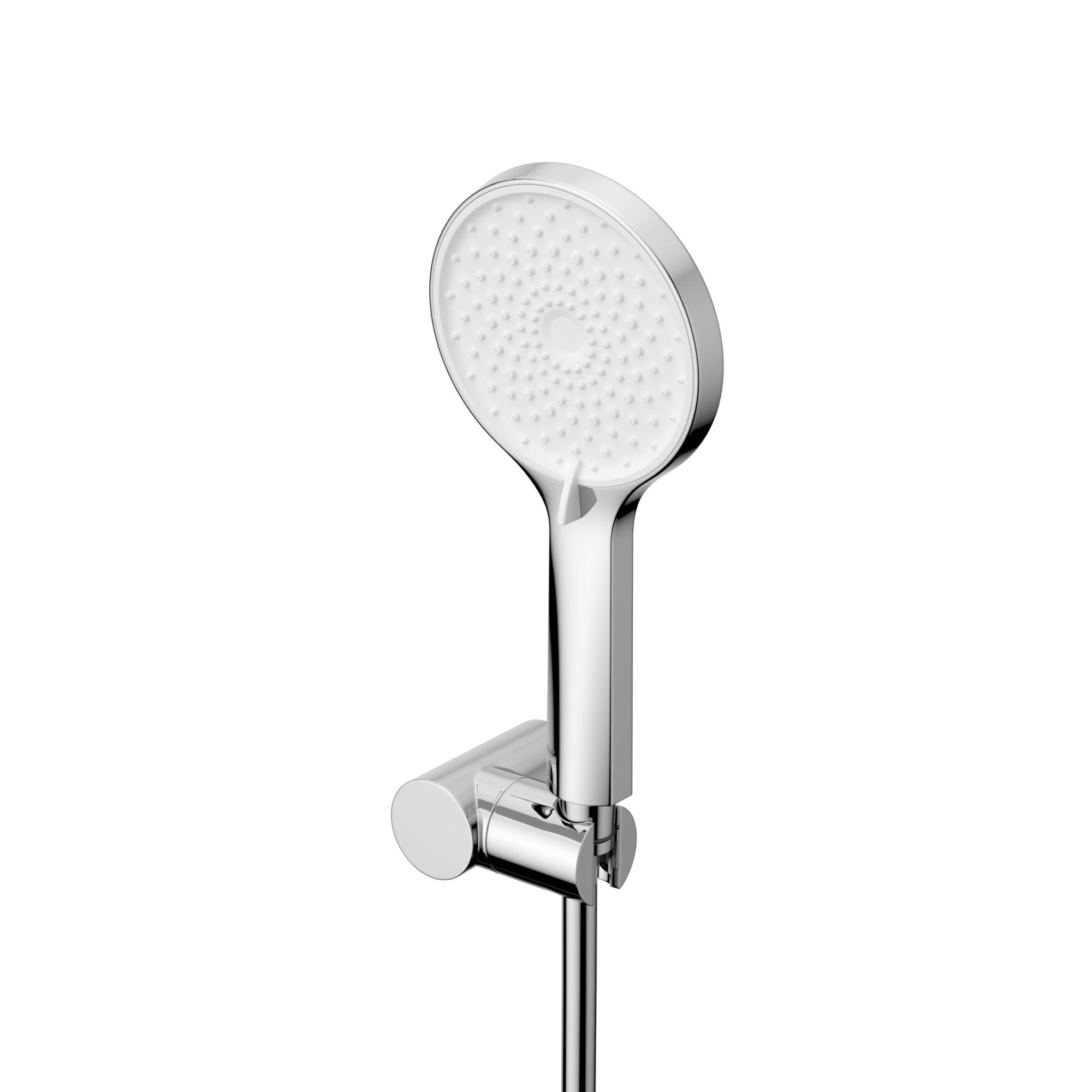 STYLUS-DSET-01 Душевой комплект встраиваемый (смеситель встраиваемый, верхний душ, ручной душ со шлангом, штуцер с держателем), хром - Gidratop.ru изображение