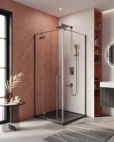 Душевой уголок Cezares LINER-A-1-90-C-GM-L - Gidratop.ru изображение