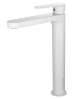 Смеситель для раковины высокий WONZON & WOGHAND, Белый матовый (WW-H1034-MW) - Gidratop.ru изображение