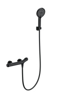 Смеситель для душа с термостатом WONZON & WOGHAND T-1000, Черный матовый (WW-B2057-A-MB) - Gidratop.ru изображение