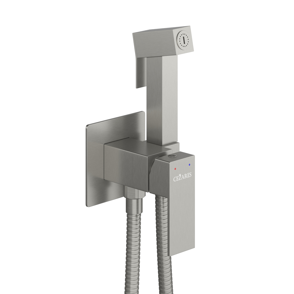 SLIDER-DIF-IN Гигиенический душ со смесителем, сатин - Gidratop.ru изображение