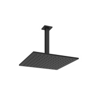 Gessi Emporio shower верхний душ потолочный, поворотная с шарниром, с защитой от известкового налёта, цвет: Black XL - Gidratop.ru изображение