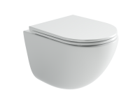 Подвесной унитаз Vogue безободковый, смыв торнадо