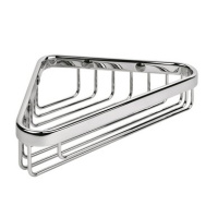 Colombo Basic Угловая металлическая полочка, цвет: хром - Gidratop.ru изображение