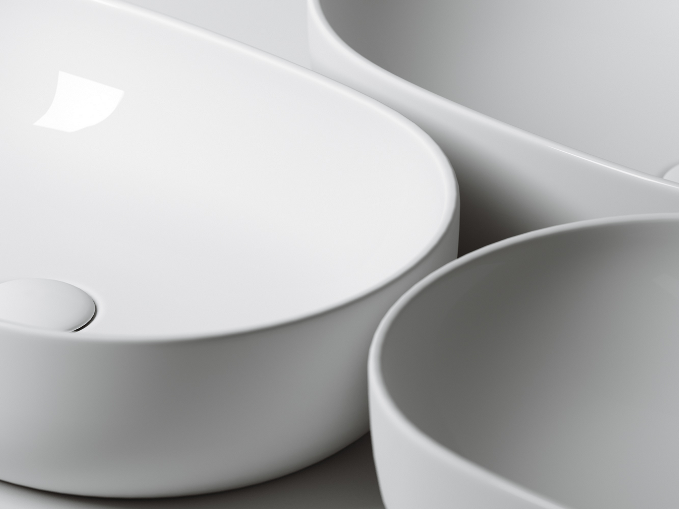 Умывальник чаша накладная овальная Element 600x415x135мм - Gidratop.ru изображение