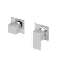 PORTA-VDIM3-M-01 Встраиваемый однорычажный смеситель с поворотном переключателем на 3 выхода, исполнение хром - Gidratop.ru изображение