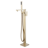 Смеситель ABBER Daheim AF8215G напольный, золото матовое - Gidratop.ru изображение