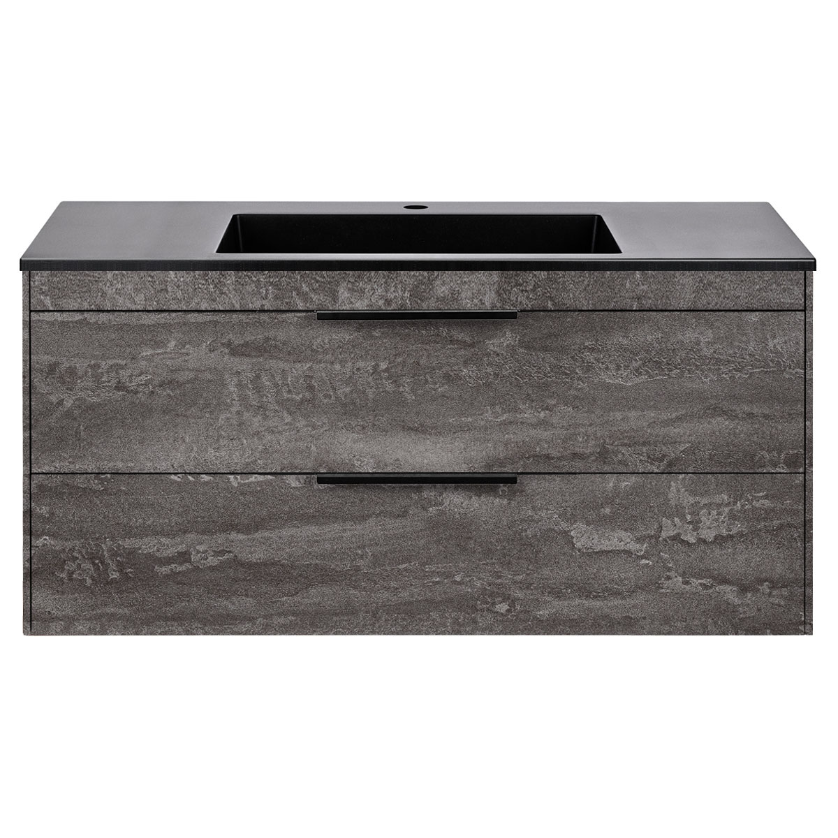 База под раковину Chiara 2D 1000 подвесная, 2 выкатных ящика soft-close, G.Stone - Gidratop.ru изображение
