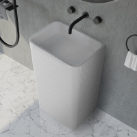 Раковина отдельностоящая ABBER Stein AS2505-H белая матовая - Gidratop.ru изображение