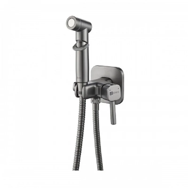 Гигиенический душ Lemark Solo LM7165GM, со смесителем, графит - Gidratop.ru изображение