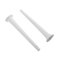 Ножки для шкафчика, комплект 2 штуки, высота 43 см, дерево 40443 Bianco opaco, 9x9x43 - Gidratop.ru изображение