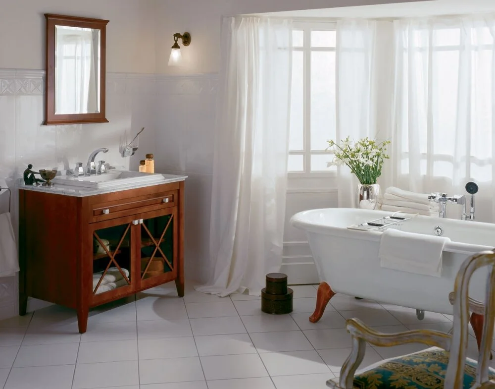 Квариловая ванна Villeroy&Boch Hommage 177 x 77 см UBQ180HOM7V-01 на деревянных ножках - Gidratop.ru изображение