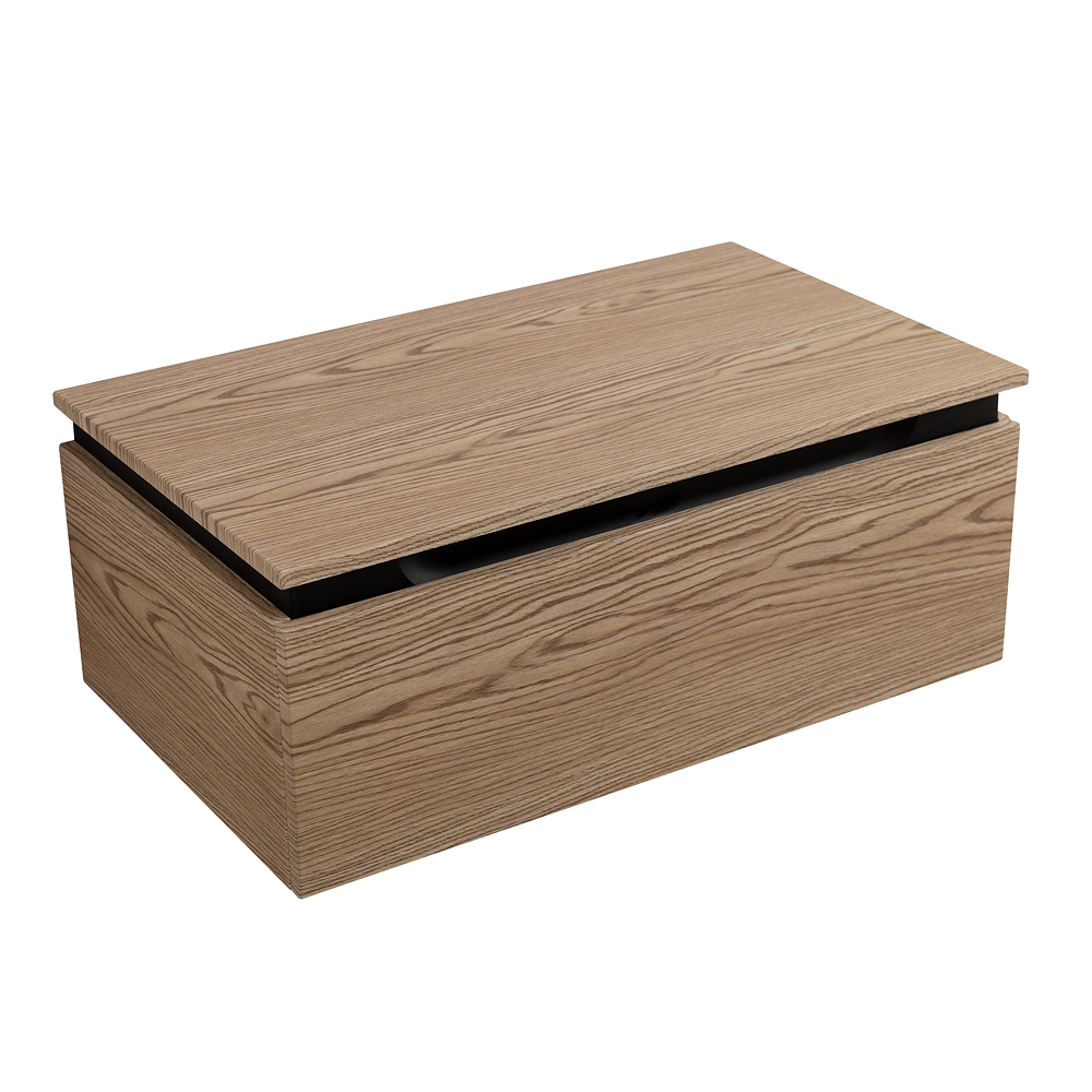 SLIDER Тумба с одним выкатным ящиком, дуб тангент, 796x476x300, SLIDER-800-1C-PI-RT-P - Gidratop.ru изображение