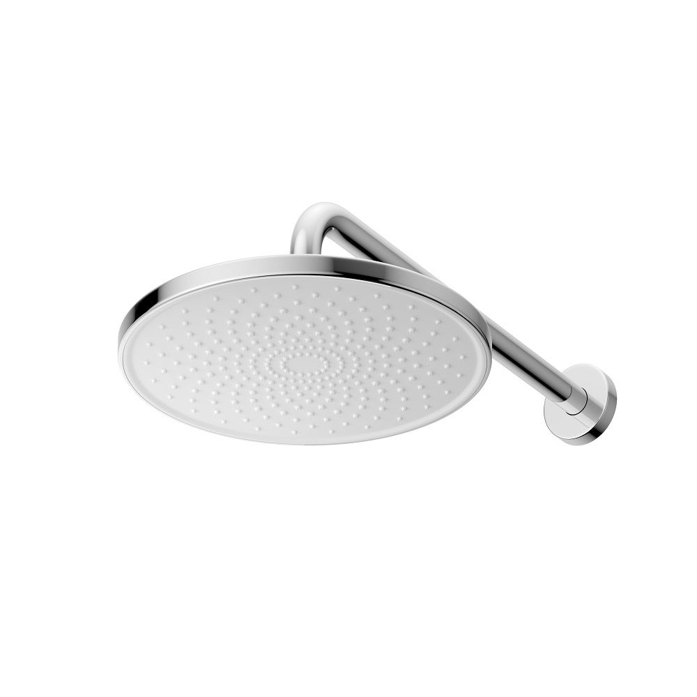 RELAX-VDSET-01 Душевой комплект встраиваемый с изливом (смеситель встраиваемый, верхний душ, ручной душ со шлангом, штуцер с держателем), хром - Gidratop.ru изображение