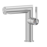 Смеситель ABBER Perfekte 316 AF8A10BST для раковины, сталь брашированная - Gidratop.ru изображение