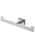 Двойной держатель для туалетной бумаги с полкой WONZON & WOGHAND FLAT, Хром (WW-9746) - Gidratop.ru изображение