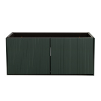 PORTOFINO Тумба подвесная под раковину с двумя выдвижными ящиками 55936 Verde opaco, 100x46x43 - Gidratop.ru изображение