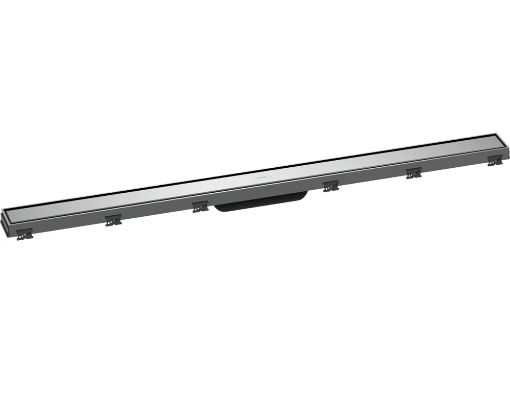 Решетка для дренажного канала Hansgrohe RainDrain Match, 100 см, хром, 56041000 - Gidratop.ru изображение