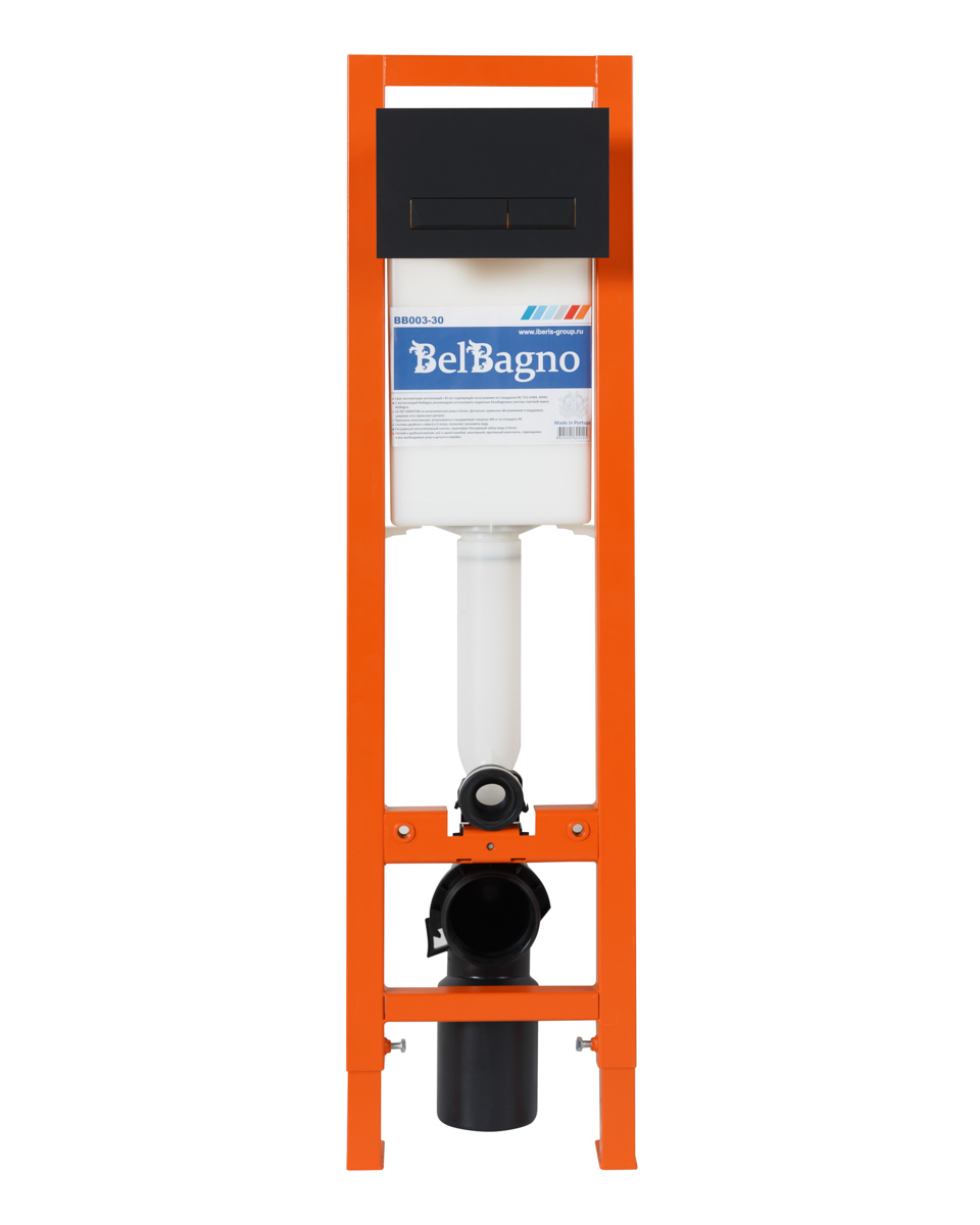 Кнопка смыва BelBagno MARMI, цвет-черный матовый Tocco Morbido - Gidratop.ru изображение