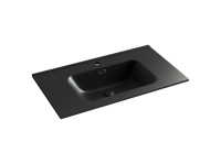 Умывальник накладной прямоугольный (цвет Черный Матовый) Element 810x465x180мм - Gidratop.ru изображение