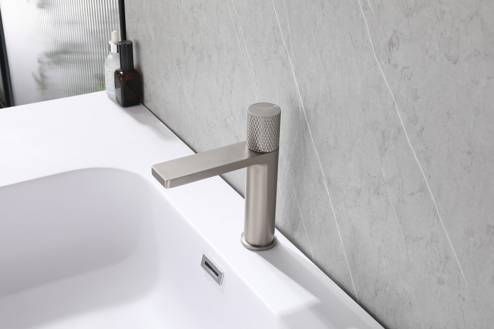 Смеситель ABBER Rund AF8710SP для раковины, сатин - Gidratop.ru изображение