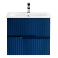 DUET База под раковину подвесная с двумя выкатными ящиками, Sapfiro, 570x450x500, DUET-600-2C-SO-SPF-P - Gidratop.ru изображение