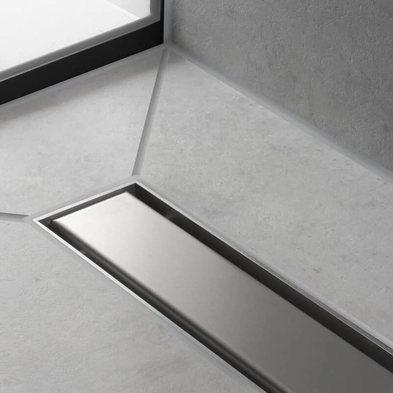 Решетка для дренажного канала Hansgrohe RainDrain Match, 70 см, хром, 56037000 - Gidratop.ru изображение