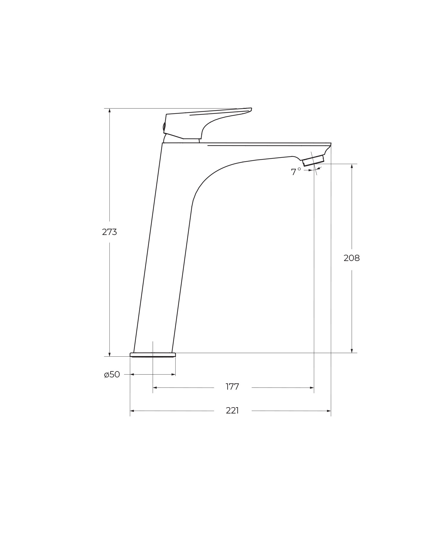 MARINO Смеситель для накладных раковин без донного клапана, хром MARINO-LMC-CRM-W0 - Gidratop.ru изображение
