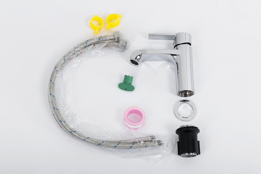 AURORA Смеситель для раковины без донного клапана, хром AURORA-LVM-CRM-W0 - Gidratop.ru изображение